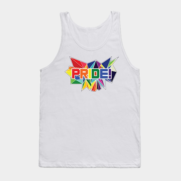 Pride! (LBGTQ Pride) Tank Top by damienmayfield.com